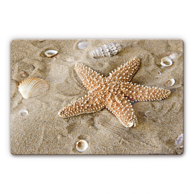 Glasbild Patrick der Seestern