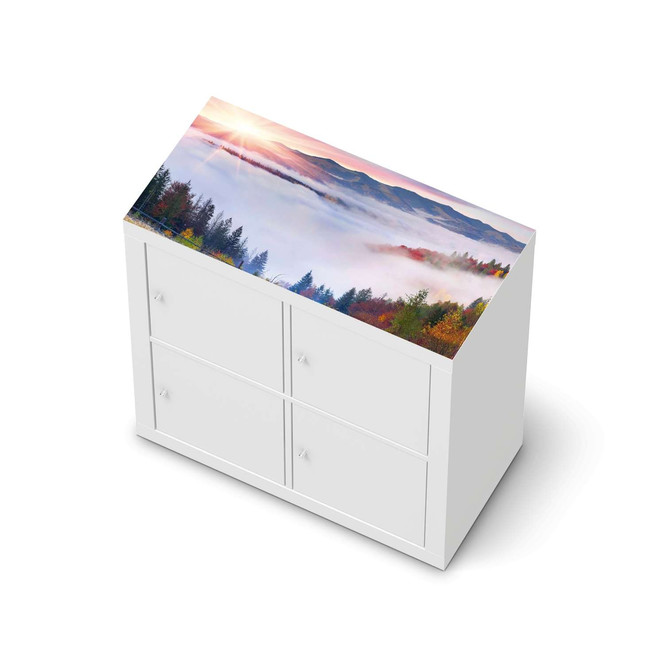 Möbelfolie IKEA Expedit Regal oben - Herbstwald- Bild 1
