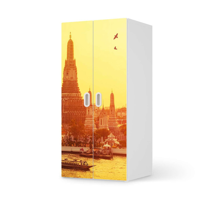 Möbelfolie IKEA Stuva / Fritids Schrank - 2 grosse Türen - Bangkok Sunset- Bild 1