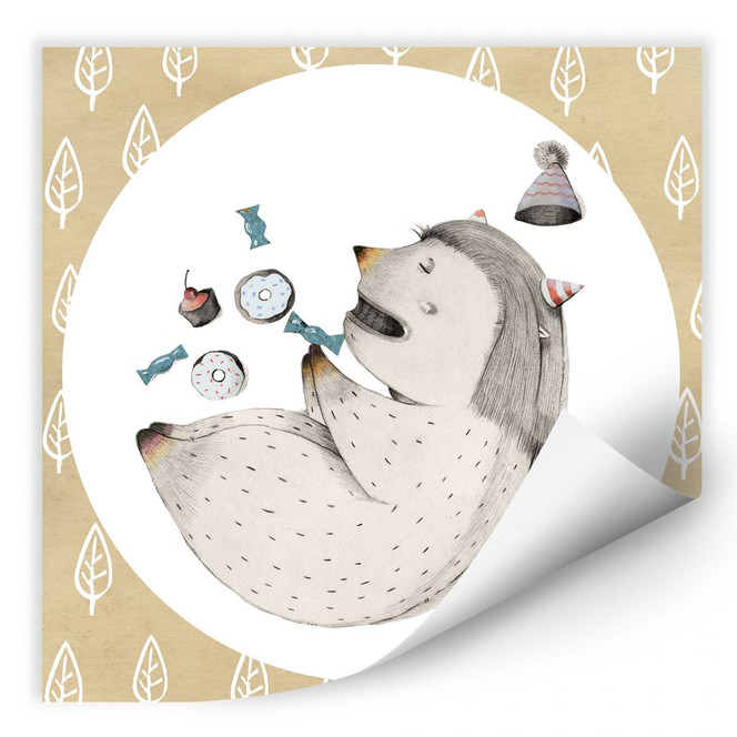 Wallprint Loske - Schlafendes Monster