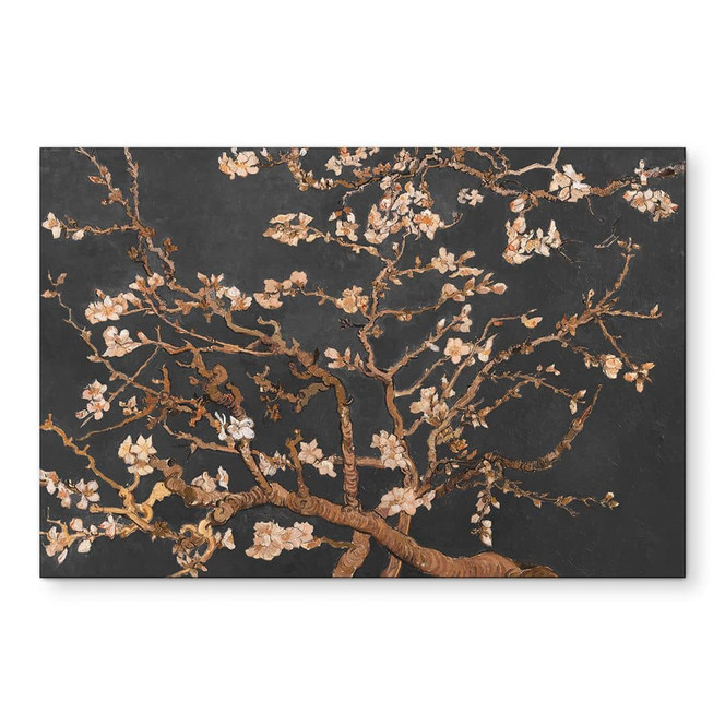 Wandbild van Gogh - Mandelblüte - herbstlich - Alu-Dibond