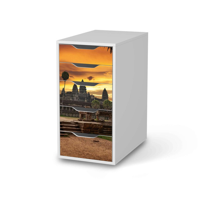 Klebefolie IKEA Alex 5 Schubladen - Angkor Wat- Bild 1