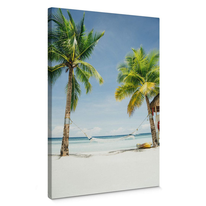 Leinwand - Hammock in Paradise