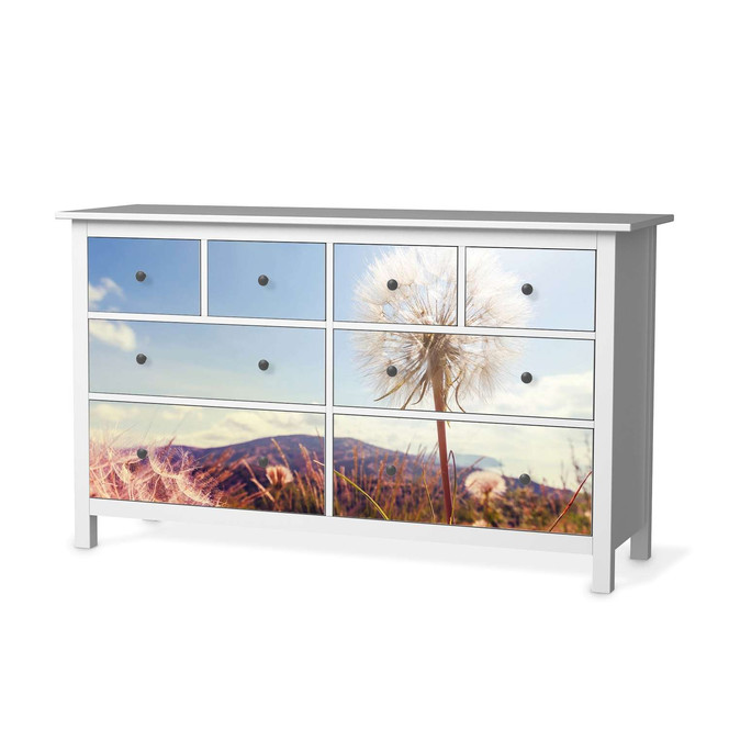 Möbelfolie IKEA Hemnes Kommode 8 Schubladen - Dandelion- Bild 1