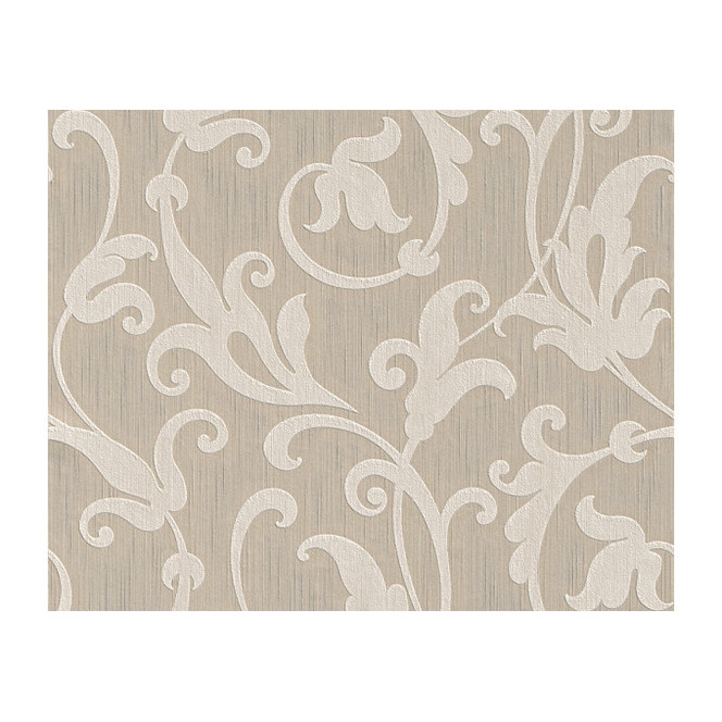 Mustertapeten Architects Paper Textiltapete Tessuto Signalweiss, Graubeige