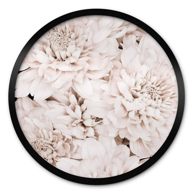 Poster 1X Studio - Aster Apricot - Rund