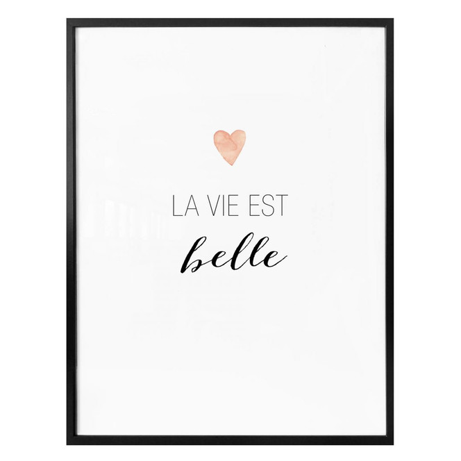 Poster Confetti & Cream - La vie est belle