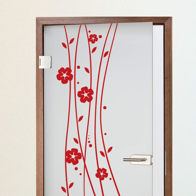 Türdeko Blütenranke - Bild 1