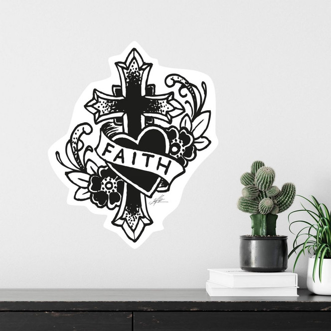 Wandsticker LA Ink Faith
