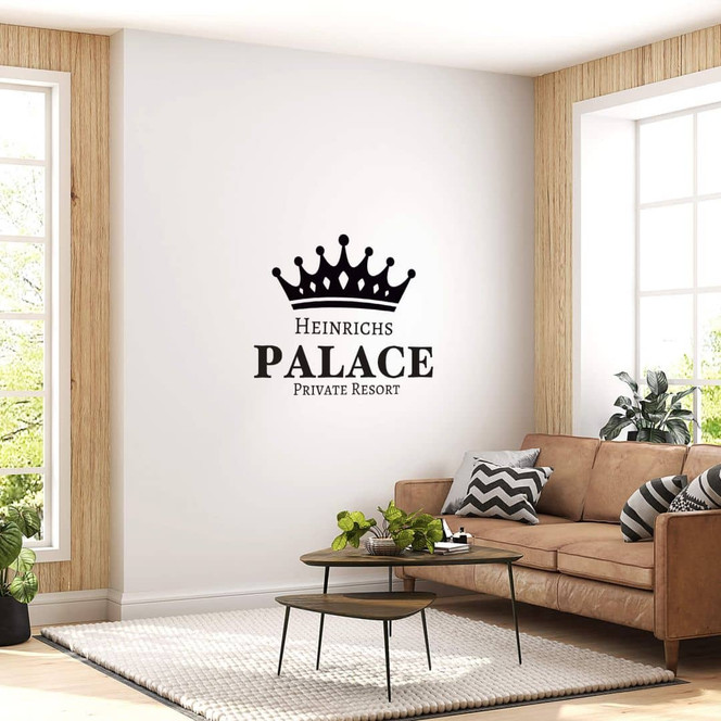 Wandtattoo + Name - Palace Private Resort
