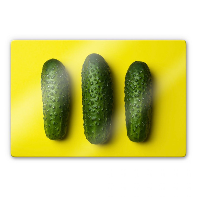 Glasbild Saure Gurken