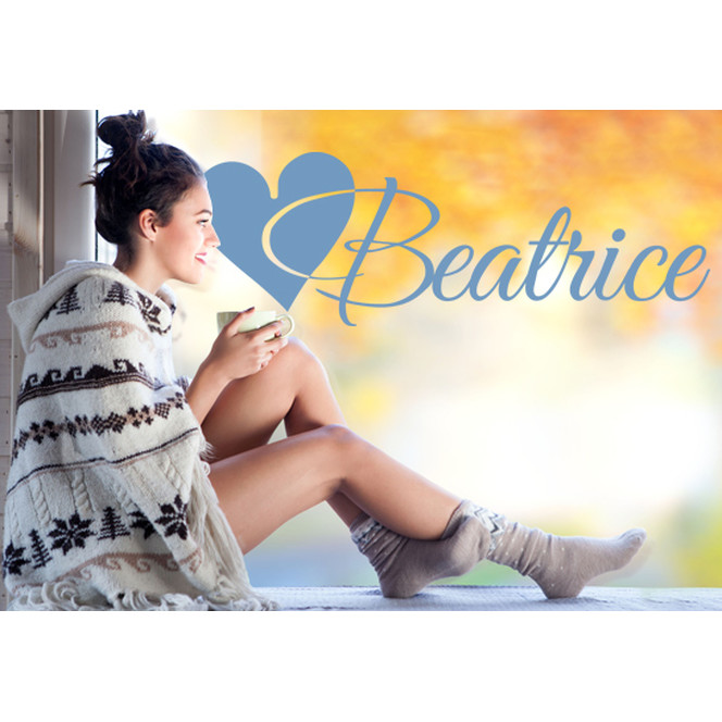 Glasdekor Wunschtext Initiale B - Bild 1