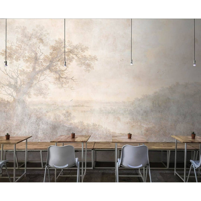 Livingwalls Fototapete Walls by Patel 3 Romantic River 1 beige, grau, weiss - Bild 1