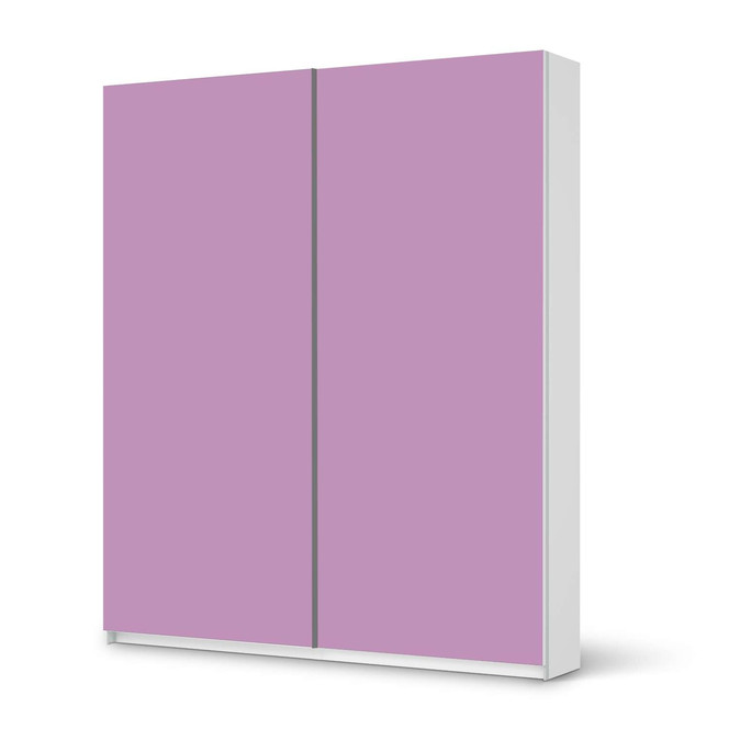 Möbelfolie IKEA Pax Schrank 236cm Höhe - Schiebetür - Flieder Light- Bild 1