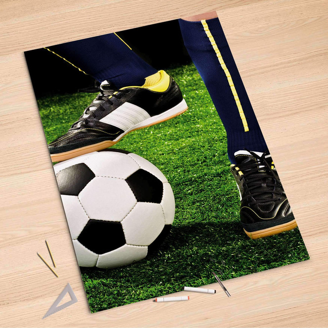 Folienbogen (100x150cm) - Fussballstar- Bild 1