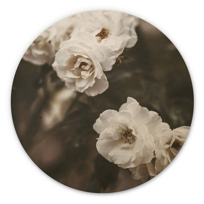 Holzbild Annie - Louise Bugnet - Rund