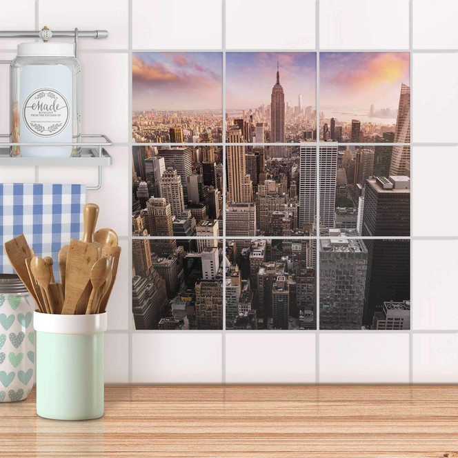 Klebefliesen - Big Apple - 9er Set