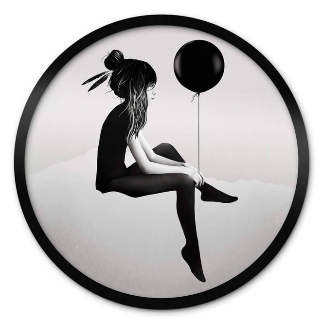 Poster Ireland - No such thing as nothing - Luftballon - Rund