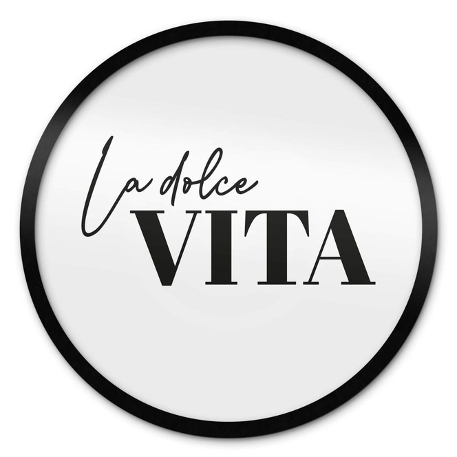 Poster La Dolce Vita - Rund