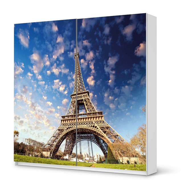 Möbel Klebefolie IKEA Pax Schrank 201cm Höhe - Schiebetür - La Tour Eiffel- Bild 1