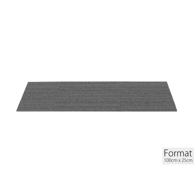 On Line Interface Teppichfliese in Pewter 5007