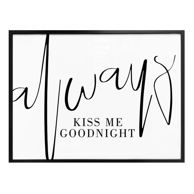 Poster Always kiss me Goodnight