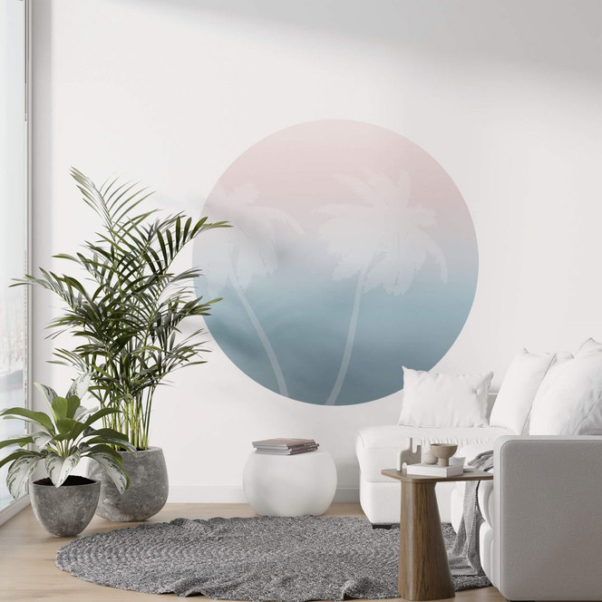 Wandtattoo - Ombre Paradies - Rund