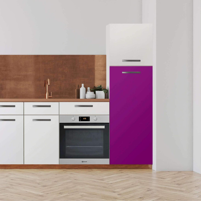 Klebefolie - Hochschrank (60x140cm) - Flieder Dark- Bild 1