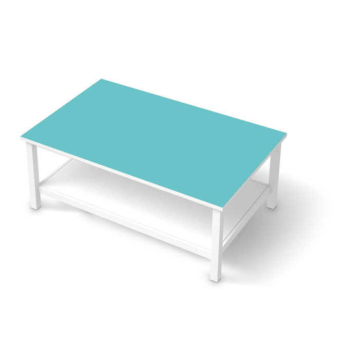 Möbelfolie IKEA Hemnes Tisch 118x75cm - Türkisgrün Light- Bild 1