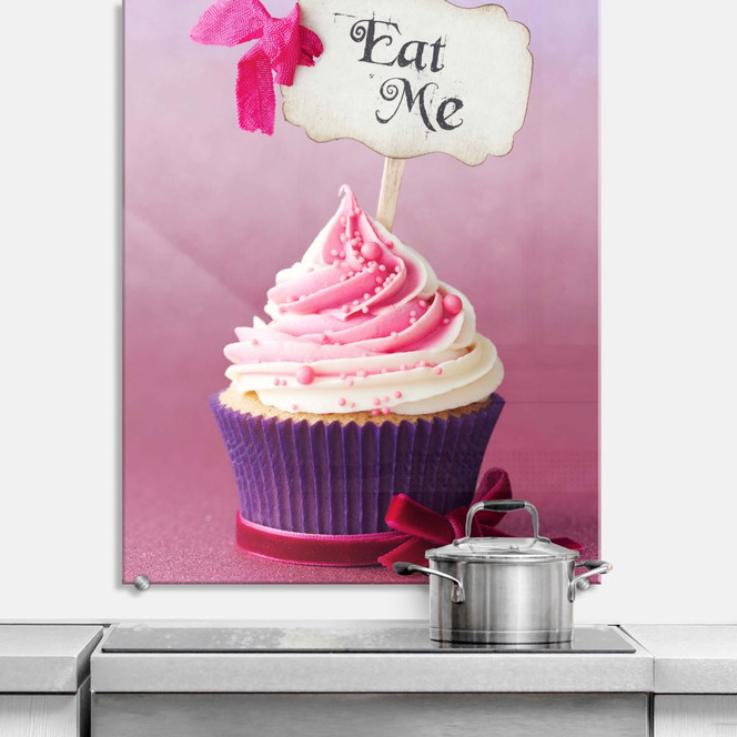 Spritzschutz Eat me! - hochkant