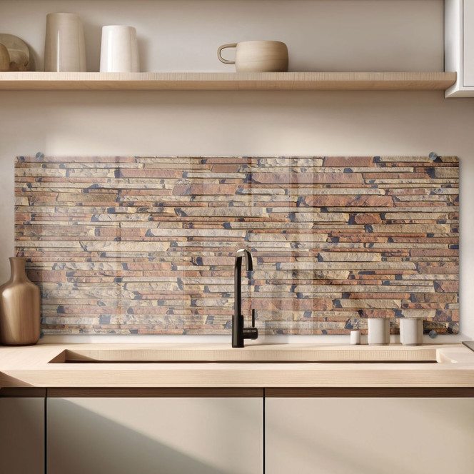 Spritzschutz Mauer 05 - Panorama