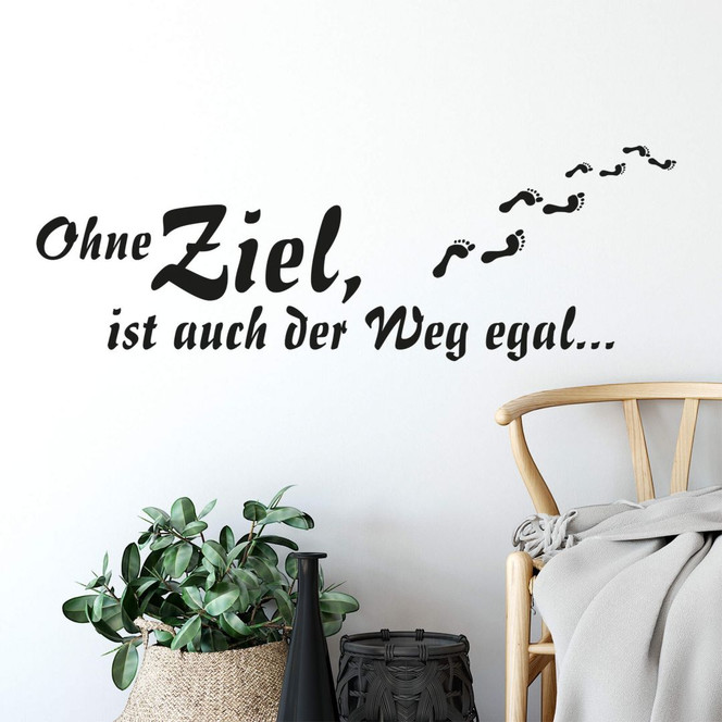 Wandtattoo Ohne Ziel...