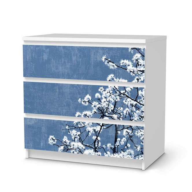Klebefolie IKEA Malm Kommode 3 Schubladen - Spring Tree- Bild 1