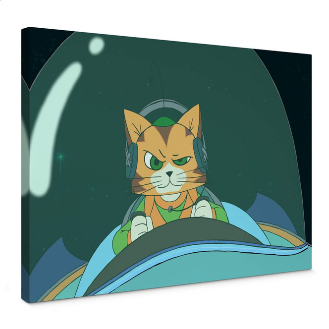 Leinwandbild Pettersson und Findus - Findus auf Weltraumreise