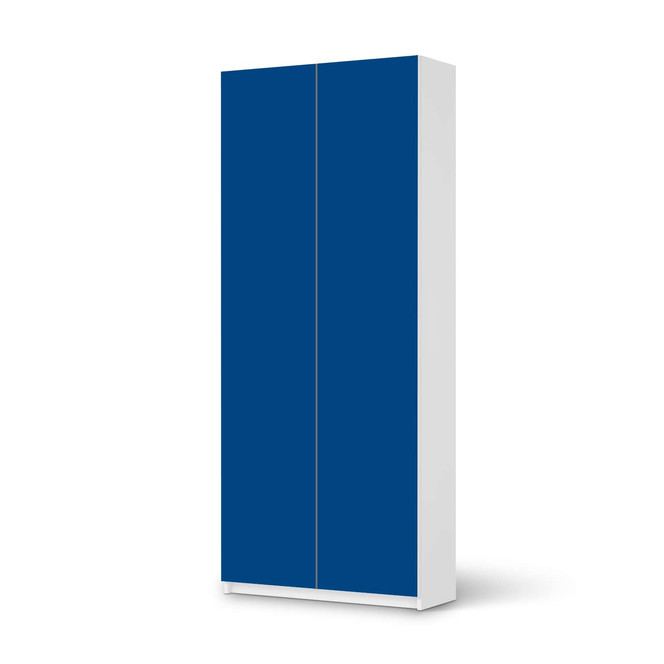 Möbelfolie IKEA Pax Schrank 236cm Höhe - 2 Türen - Blau Dark- Bild 1