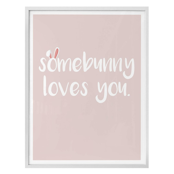 Poster Somebunny loves