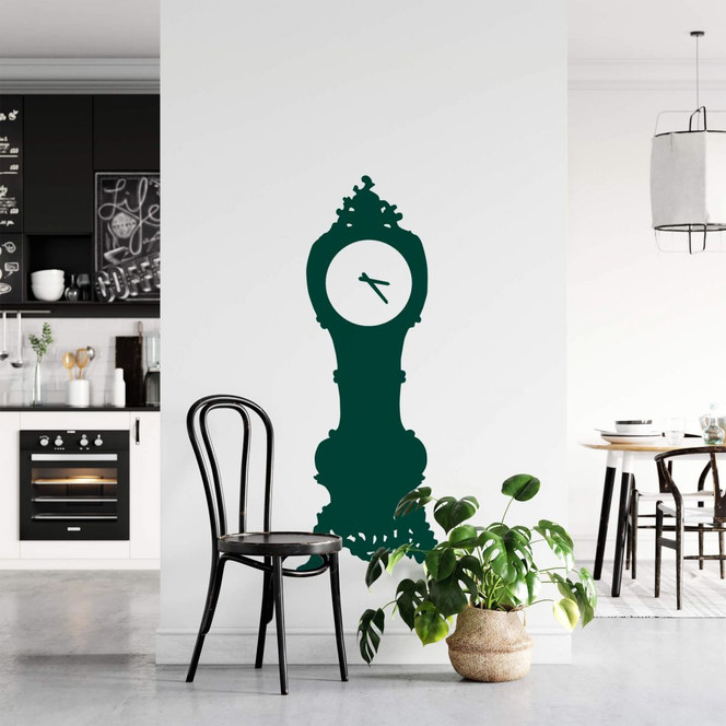Wandtattoo Standuhr