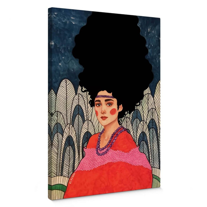 Leinwandbild Hülya - Du fühlst meinen Blick