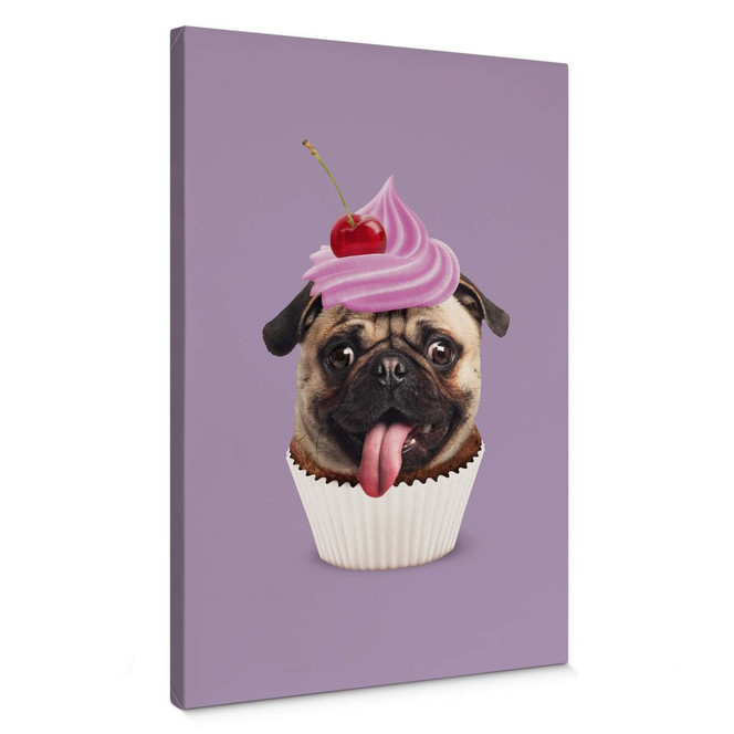 Leinwandbild Loose - Pugcake