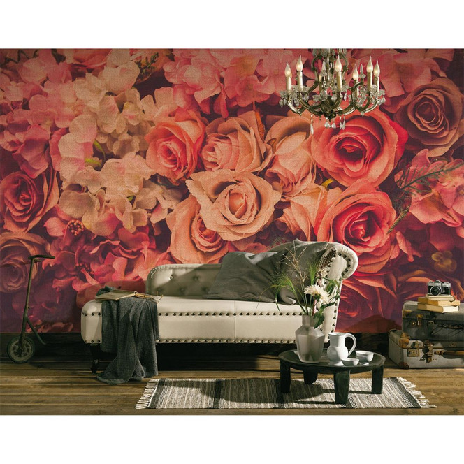Livingwalls Fototapete Designwalls Flower Wall Blumen - Bild 1