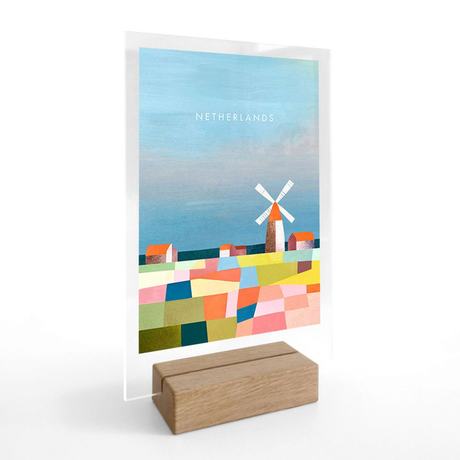 Tischaufsteller Reise in die Niederlande - Rivers