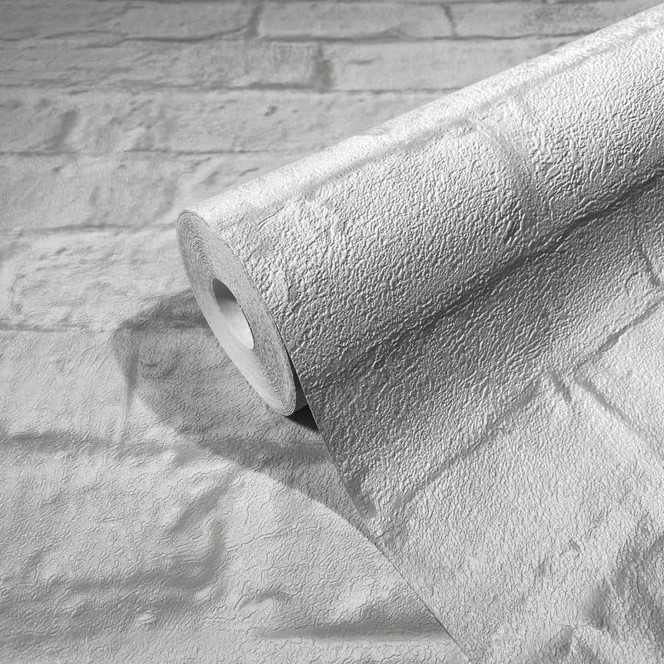 Vliestapete in 3D Steinoptik greige Steinoptik