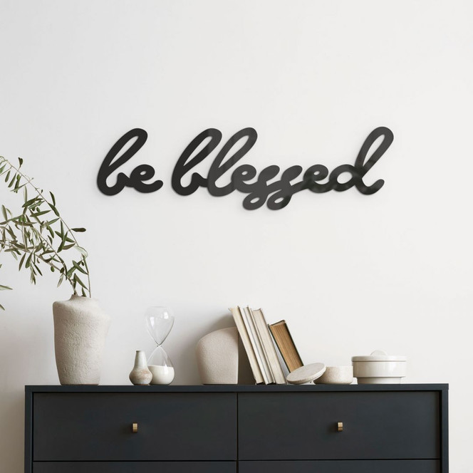 3D Schriftzug aus Acryl - Be blessed