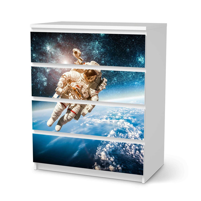 Folie IKEA Malm Kommode 4 Schubladen - Outer Space- Bild 1