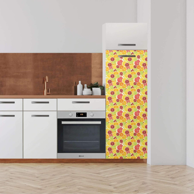 Klebefolie - Hochschrank (60x160cm) - Citrus- Bild 1