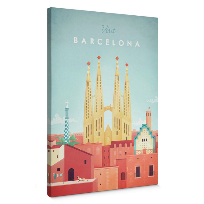 Leinwandbild Rivers - Barcelona