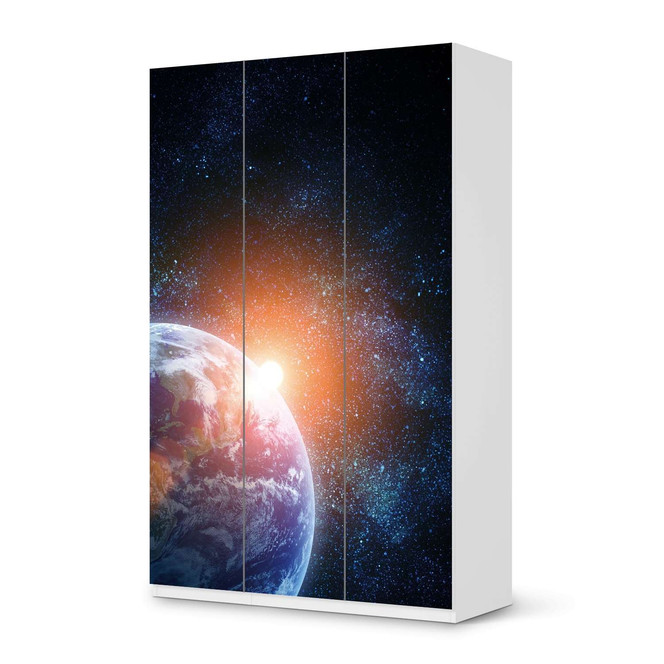 Möbelfolie IKEA Pax Schrank 236cm Höhe - 3 Türen - Sunrise- Bild 1