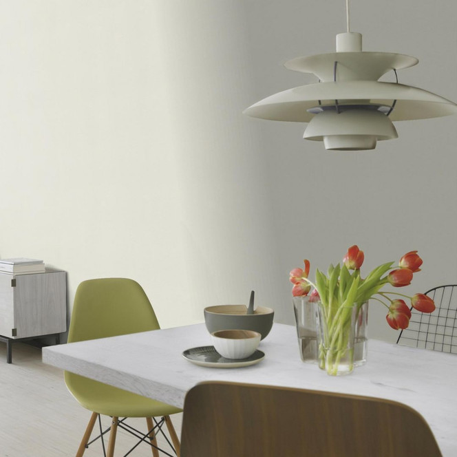 Unitapete, Vliestapete mit Struktur Bauhaus weiss