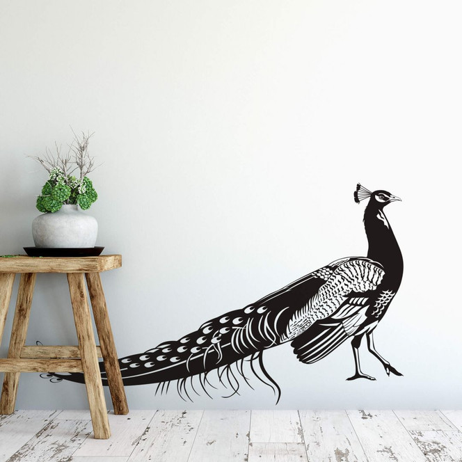 Wandtattoo Pfau 1