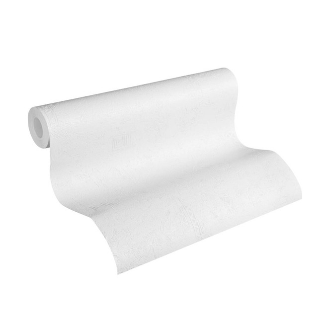 A.S. Création Vliestapete Meistervlies Strukturtapete in Putzoptik überstreichbar weiss